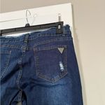 Celebrity Ace Ribbed Y2K Denim Jeans Bell Bottom Flare Blue Size 32 Photo 8