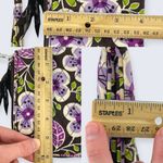 Vera Bradley Double ID Wristlet Plum Petals Purple Floral Bifold Zip Wallet $30 Photo 7