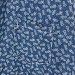 Frank & Eileen  Blue Linen Pineapple Button Up Shirt front pocket lightweight XS Photo 4