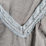 Polo Jeans Co Long Sleeve V Neck Tie Side Top Womens Medium Black Cotton Modal Photo 7