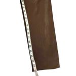 J. McLaughlin Chocolate Brown Straight Leg Flat Front High Rise Faux Suede 10 Photo 10