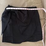 Farm Rio NWOT  Black Tafeta Mini Skirt. MSRP $145 Photo 9