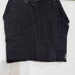 Free People Movement Black Gone Adrift Seamless Yoga Crop Top Sz S Photo 3