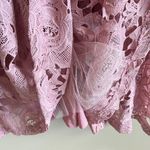 Lulus Nora Lee‎ Dusty Rose Sleeveless Lace Midi Dress Pink Womens Size L Lined Size L Photo 5