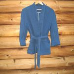 Massimo Dutti  Textured Cotton Wrap Jacket Photo 1