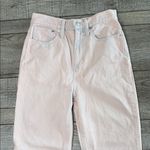 Madewell  Light Pink/Blue Denim Mom Jeans Photo 2