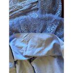 Saylor  Periwinkle Blue Lace Long Puff Sleeve High Twist Neck‎ Jayme Dress Size S Photo 12