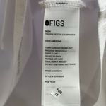 FIGS  Ribbed Longsleeve Underscrub in White, Size Large Photo 9