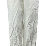 AGOLDE  Criss White High Waisted Asymmetric Zip Straight Wide Leg Denim Jeans 31 Photo 0