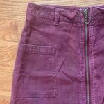 Altar'd State Altar’d State Burgundy Corduroy Mini Skirt Size Medium Photo 1