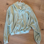 Aerie  Light Green Zip-Up Jacket Photo 0