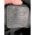 Fossil  Women's Black Leather Satchel Handbag with Double Handles Photo 6