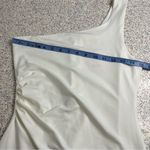 NWT Showpo Got Me Looking White One Shoulder Ruched Midi Dress Women’s Size 6 Photo 7