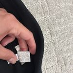 Chico's Chico’s knit pique black blazer enamel button gold tone hardware career workwear Photo 4