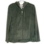 Stan Herman Women's Full Zip Sage Green Plush Fleece Hoodie Size M Size M Photo 1