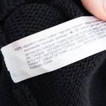 ZARA  Womens Sweater Dress Size M Black Knit Short Sleeve Minimalist Chic Classic Photo 5