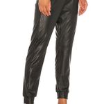 Commando black faux leather joggers Photo 7