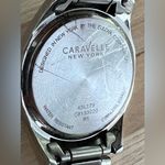 Caravelle New York by Bulova Ladies Watch Silver Pave Stainless Bracelet Dial Photo 6