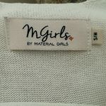 Material Girl White Cut Out Blouse with Crisscross Detail Photo 1