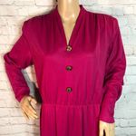 Carriage Court Hot Pink Dress Big Shoulder… Size 10 Photo 1