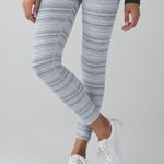 Lululemon  High Times Pant Leggings in Cyber Stripe White Silver Fox Photo 7
