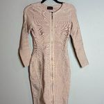 Hot Miami Styles HMS blush pink thick bandage dress Photo 0