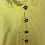 Neon Buddha women's medium yellow button up light weight jacket sweater top long Photo 4