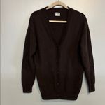 Aritzia Sunday Best Sweater Wool Lamora Cardigan Size Small Chocolate Brown Photo 1