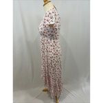 Velvet Torch  Ivory Floral Hi Low‎ Elastic Empire Waist Dress Photo 2