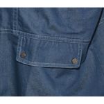 Ladies Studio V Lightweight Blue Chambray Jacket Snap Front Stretch Plus Size 2X Photo 2