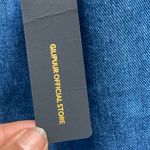 GILIPUR Solid LOW Waist Wide LEG JEANS NWT Blue Photo 8