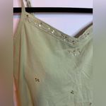 Sonoma Vintage Y2K Sage Green Embroidered Sequin Cami Top Photo 4