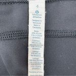 Lululemon Speed Ruched Ankle Striped Waist Leggings Black White 4 Photo 6