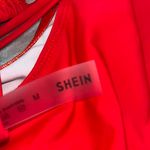 SheIn Red Cut Out One Piece Photo 3