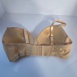 Unbranded Beige Lace Full Coverage Underwire Bra Size 40C Tan Photo 5
