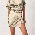 NWT Sovere Molten Cotton Mini Dress in Green Pink Size Small Photo 0