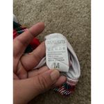 Unbranded red green plaid bow tie front elastic waist sleepwear short shorts Med Photo 7