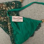 Beach Bunny  Sequin Bikini Top Green Gold Photo 4