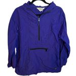 L.L. Bean Vintage Royal Blue Nylon Anorak Size L Photo 0