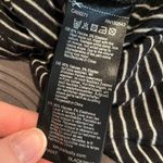 Long Tall Sally Black & White Pin Stripe Sleeveless Mock Neck Mini Dress Women S Photo 8