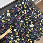 Mii Collection S Small Maxi Dress Dark Floral Tiered Academia Boho Oversized Black Photo 12