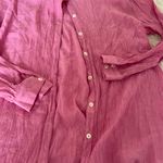 White Fox Boutique Pink Crinkled Take Me Out Blouse Photo 6