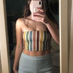 PacSun LA Hearts Striped Bandeau Bikini Top Photo 2