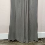 Monique Lhuillier New slate ML BRIDESMAIDS lace Chiffon Gown size 6 Photo 2