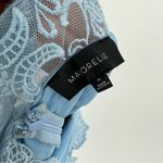 Revolve Majorelle Moonlit Baby Blue Lace Scalloped Mini Dress Size XS Photo 9