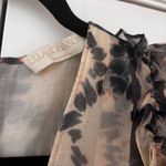 Ulla Johnson Adelaide Fossil Print Silk Long Sleeve Ruffle Mini Dress Size 8 Photo 10