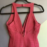 Herve Leger Jada Knee Length Bandage Dress, Beet Red Sz S EUC Photo 4