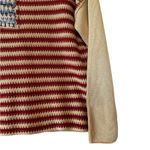 Venus Stars And Stripes American Flag Sweater Slouchy Boho Grunge Size Medium Photo 4