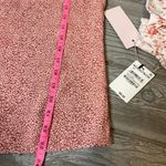 Rachel Parcell NWT  floral pink cheetah ruffle top Photo 7