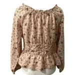 Madewell ASO Mandy Young Sheldon Blouse Long Sleeve Floral Photo 3